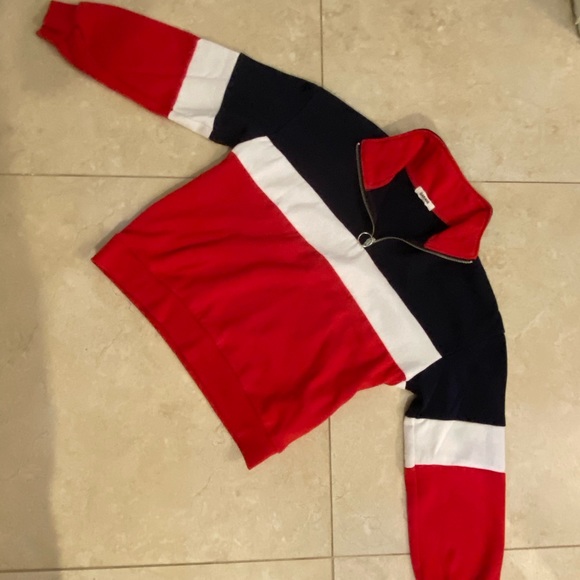 Tricolour Garage Quarter-zip Sweatshirt - Picture 4 of 4